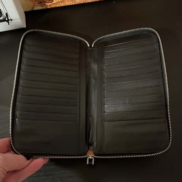 PRADA Grafite Spazzolato Long Clutch/Wallet EUC - Picture 6 of 6